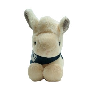 small llama plush wearing U-State bandana